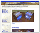 Web site home page